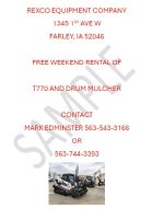 REXCO T770 and Drum Mulcher